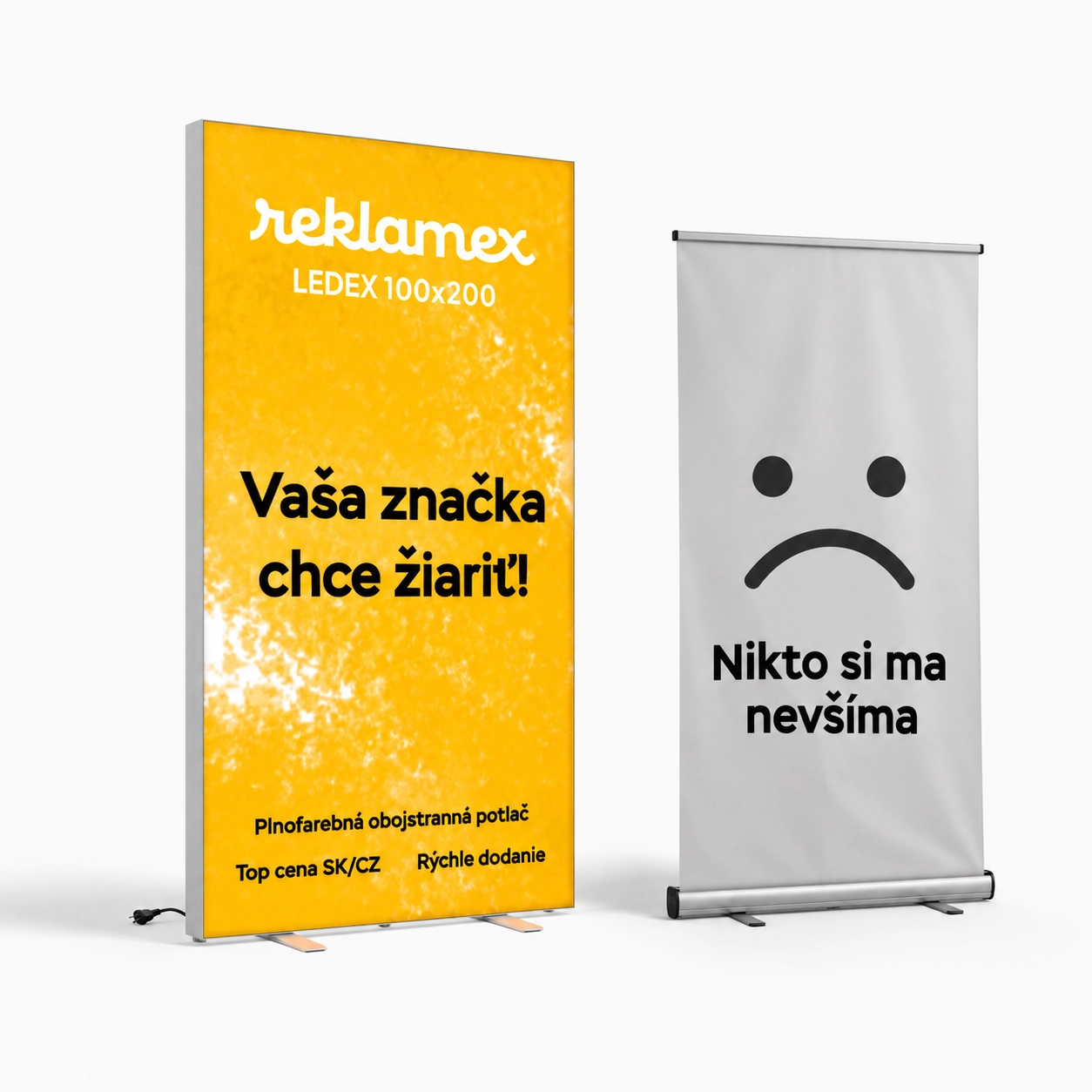 Reklamný svetelný box - LED RollUp
