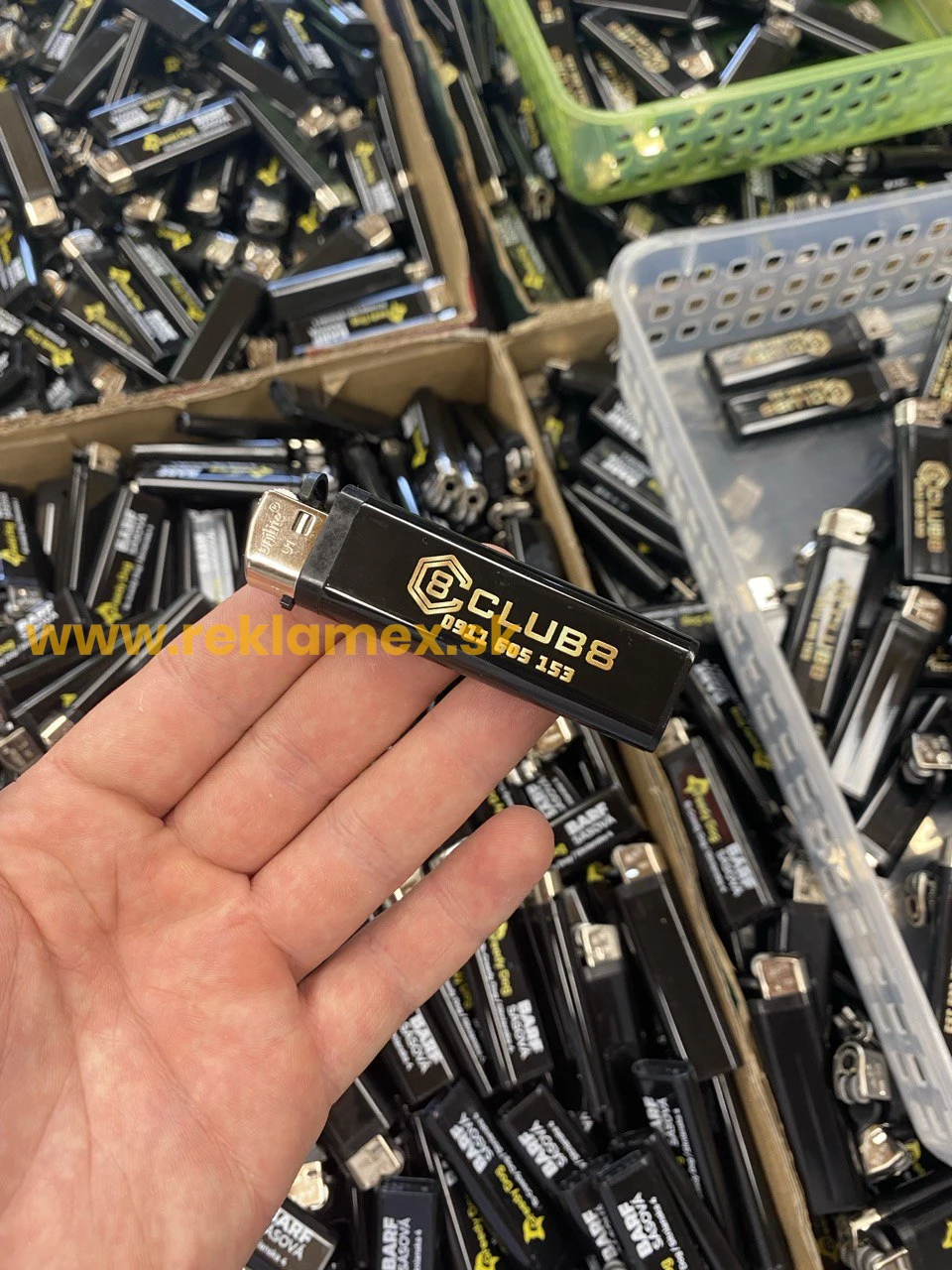 Lacné reklamné zapaľovače s potlačou - Samant