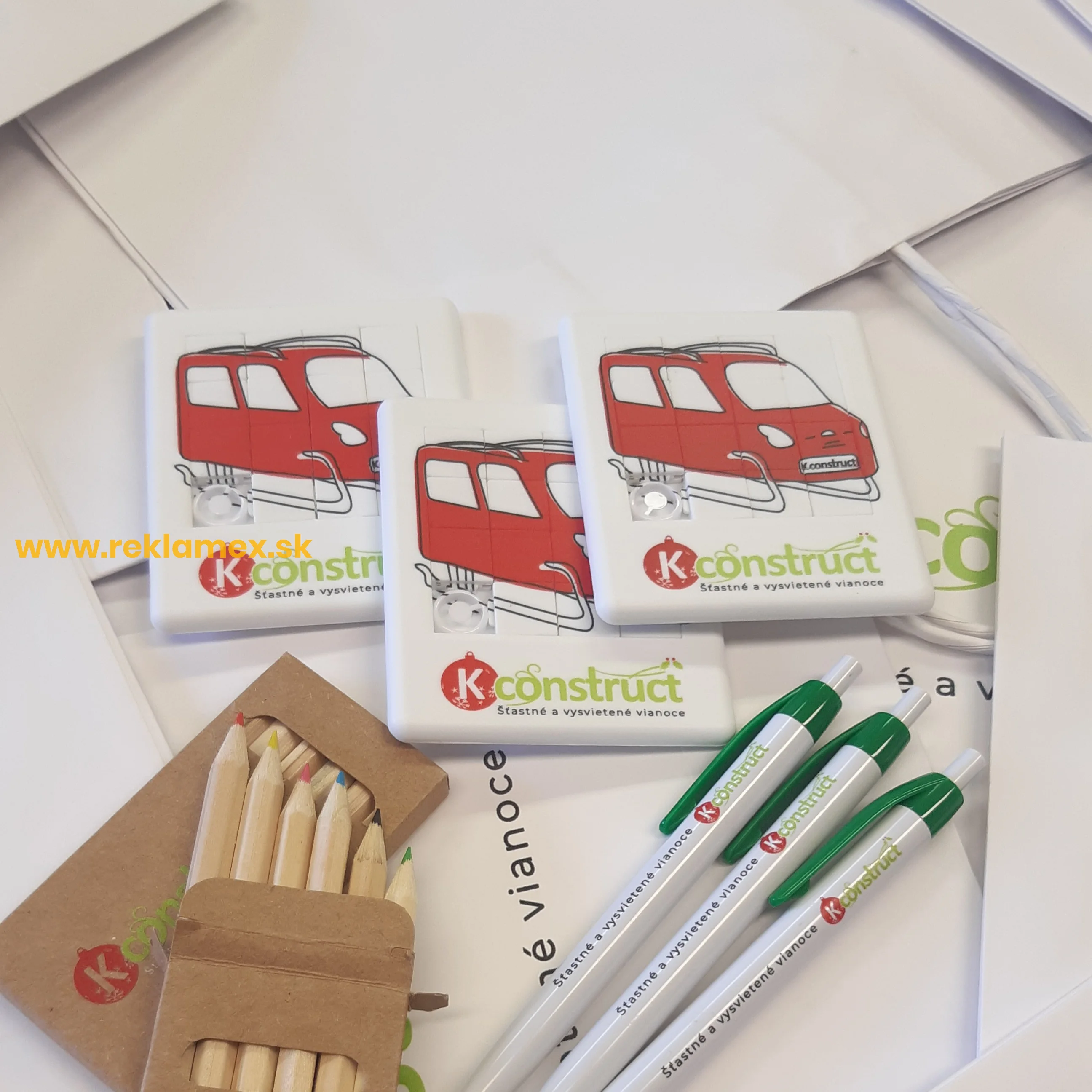 Reklamné plastové puzzle s potlačou