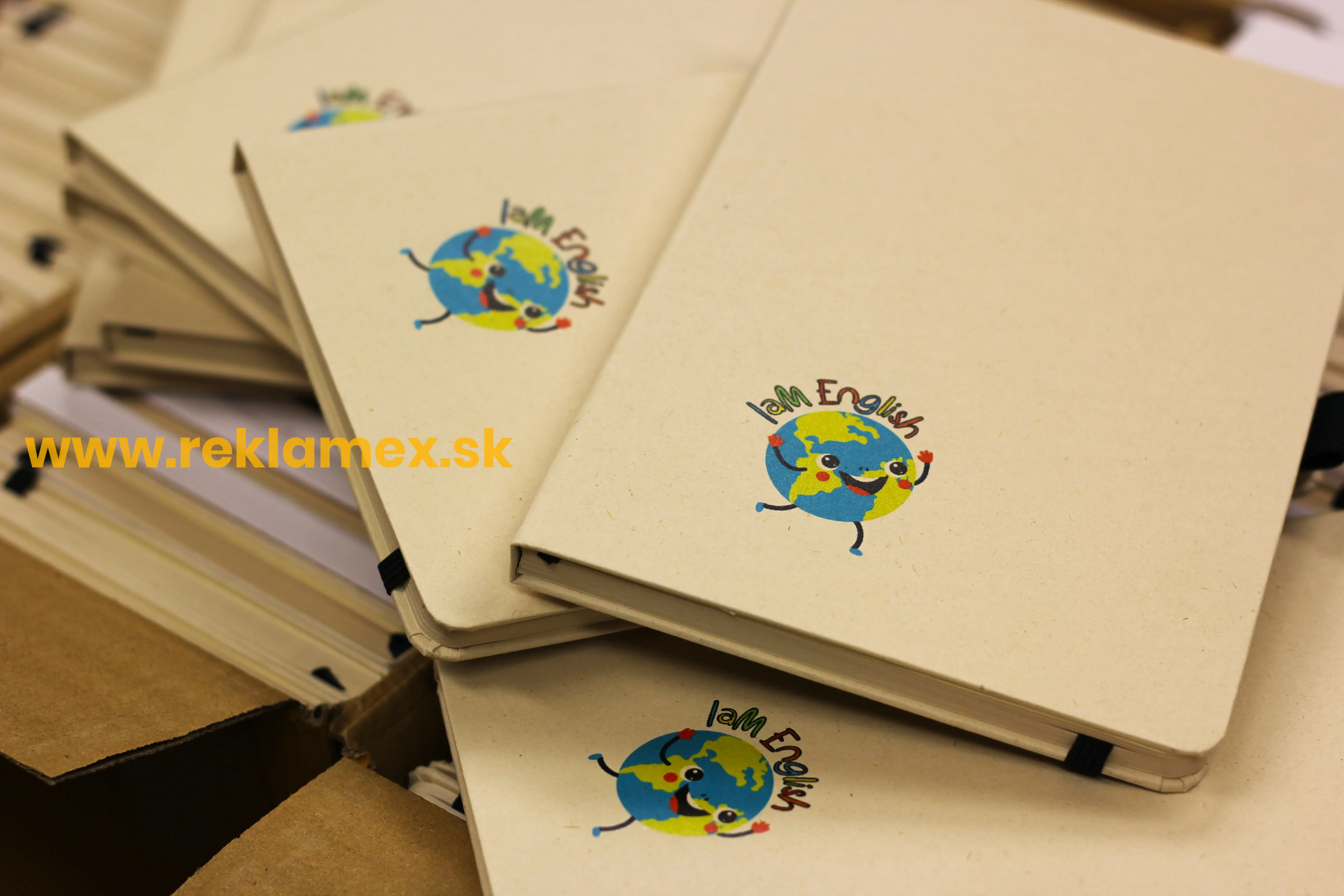 Ekologické reklamné zápisníky s logom - A5 