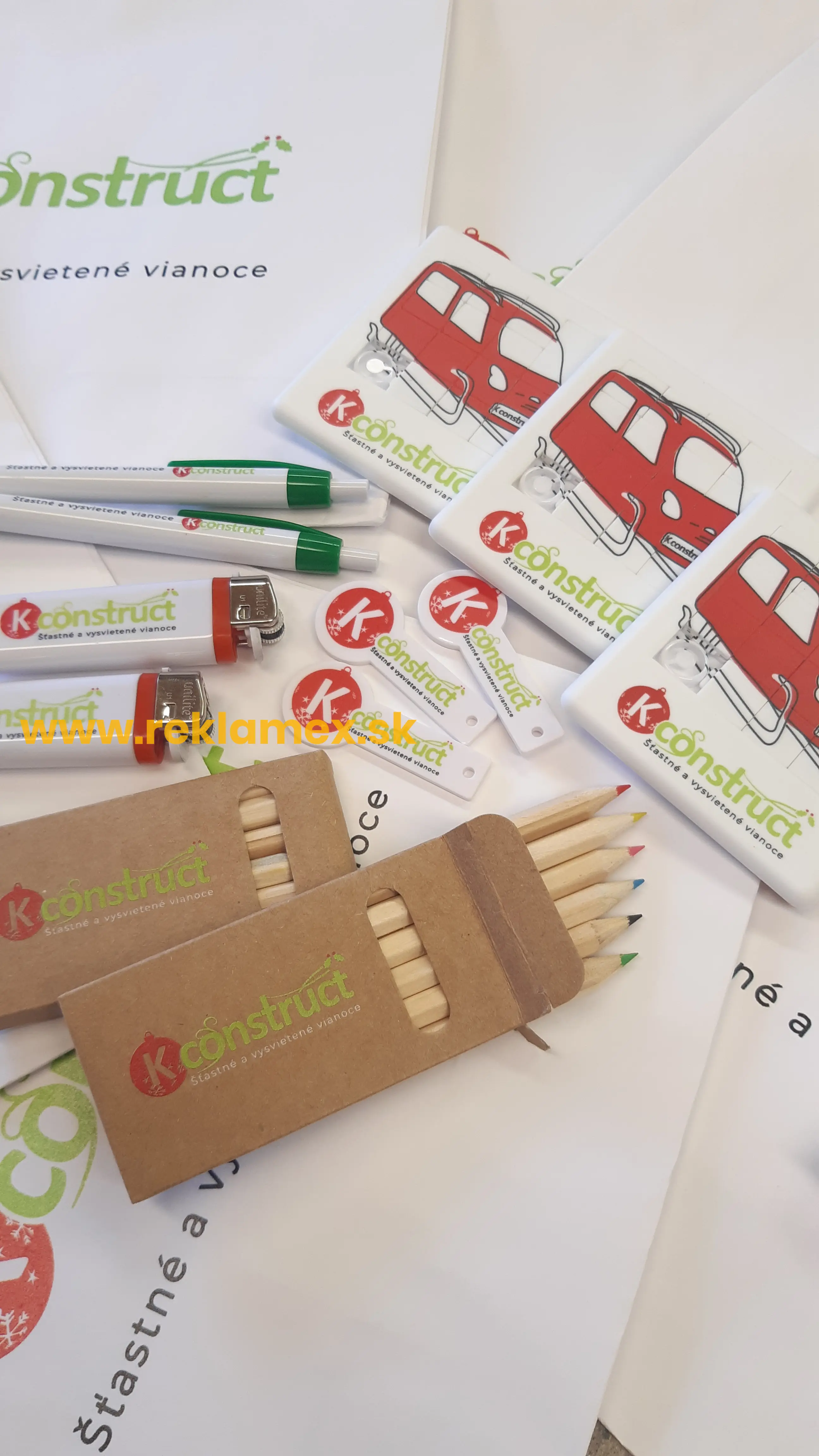 Reklamné farbičky s potlačou - Siera