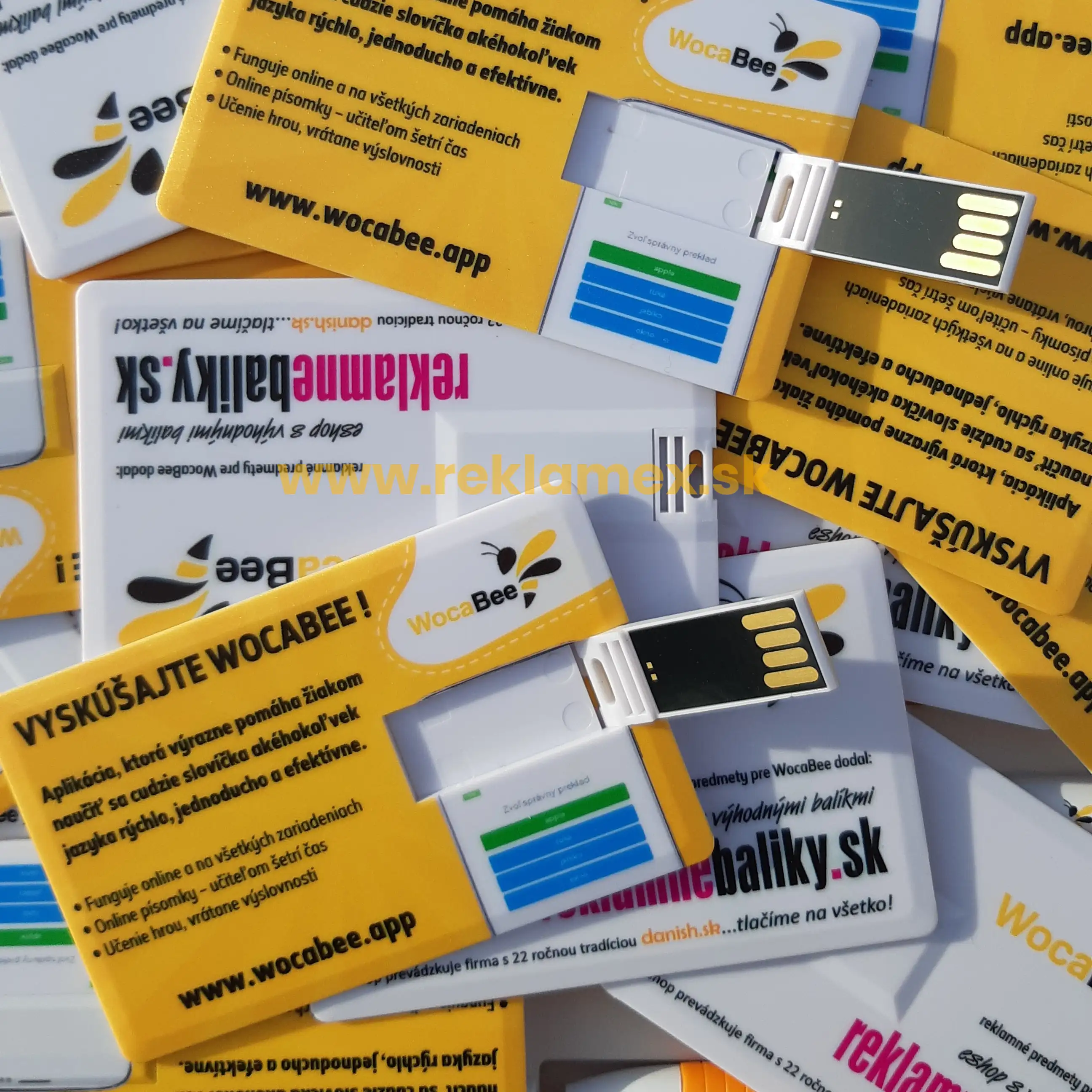 Reklamné USB karty s potlačou