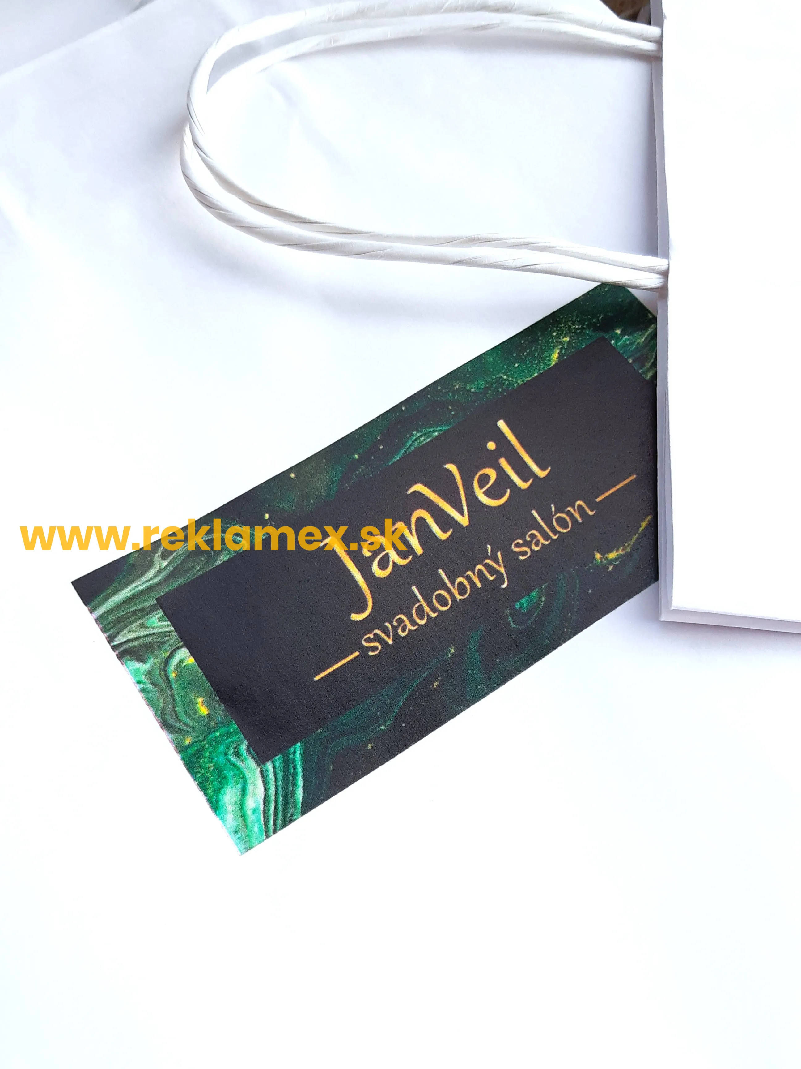 Reklamné papierové tašky s potlačou - 180x80x390 mm