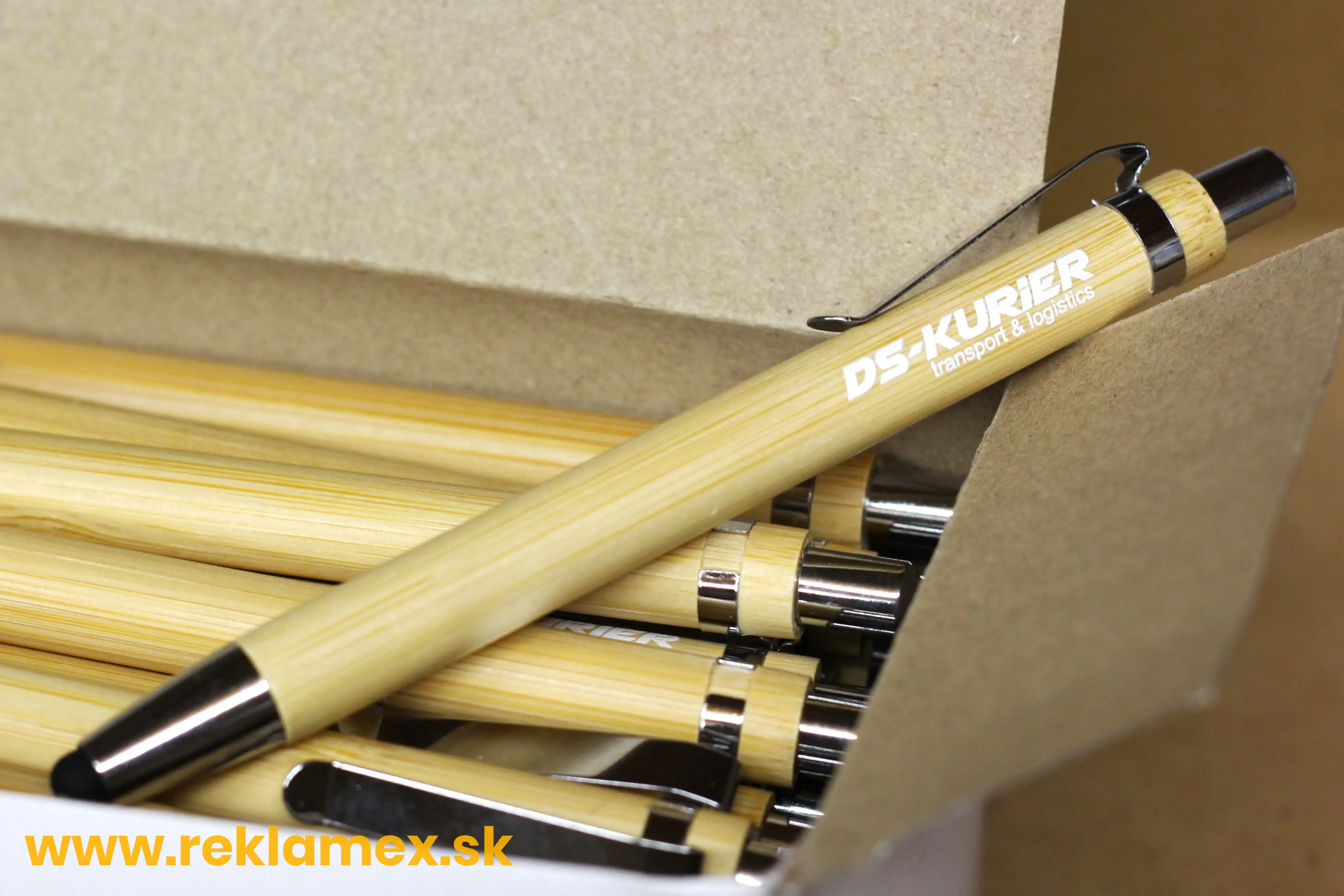 Reklamná EKO sada na písanie v krabičke s potlačou