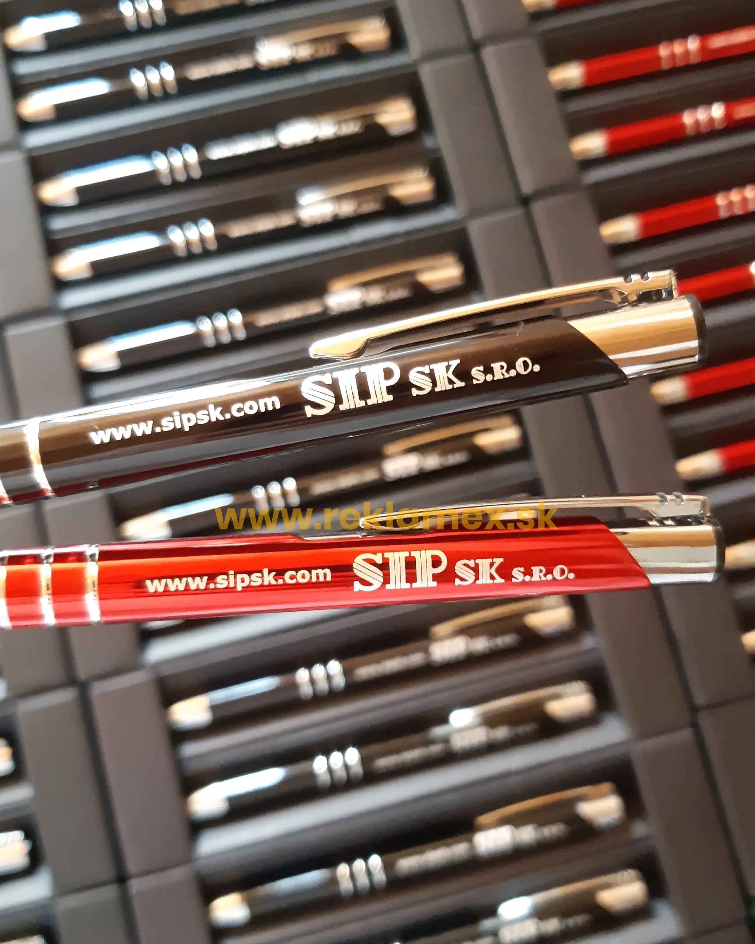 Reklamná sada na písanie v krabičke s potlačou