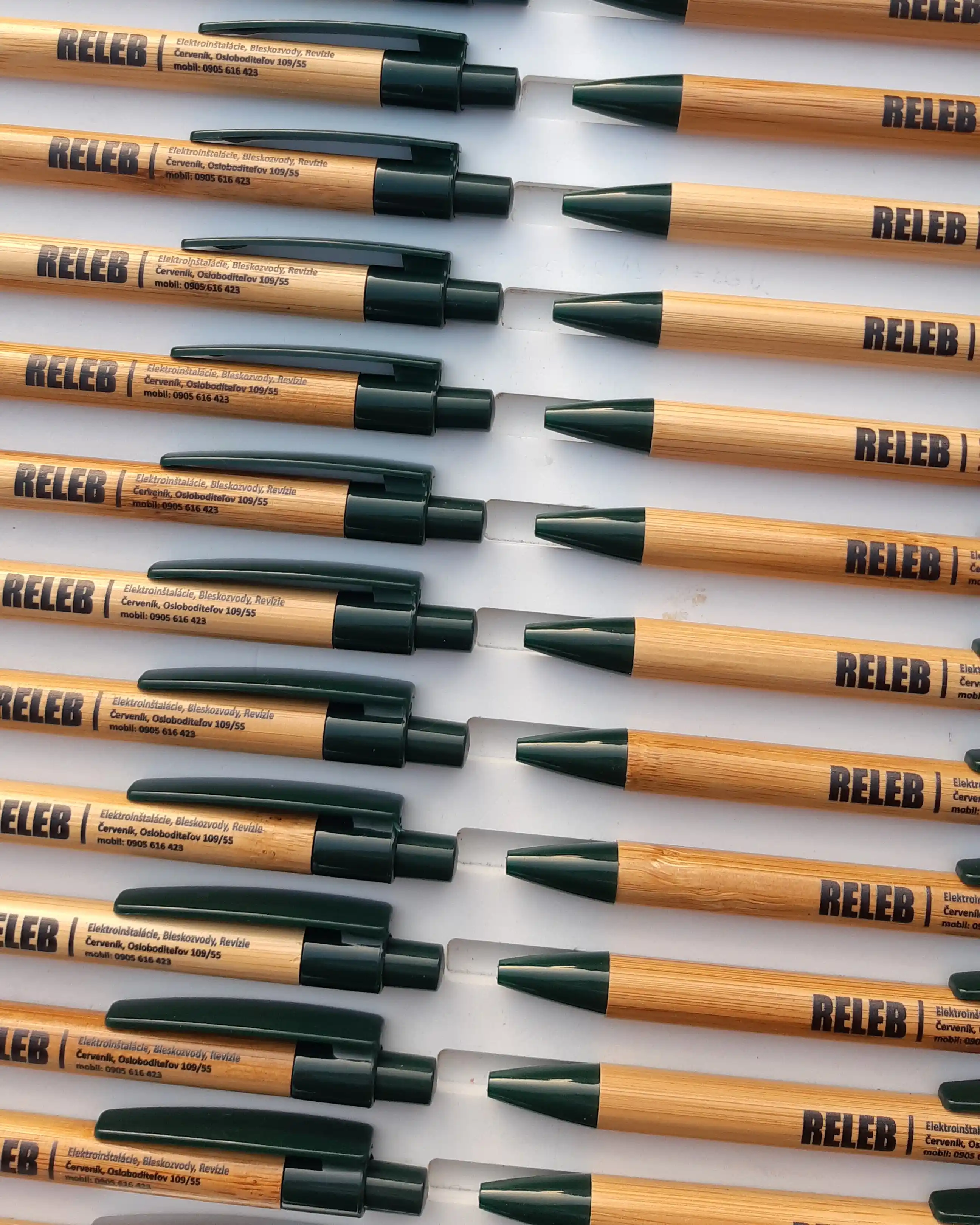 Drevené reklamné perá s potlačou - Wollion