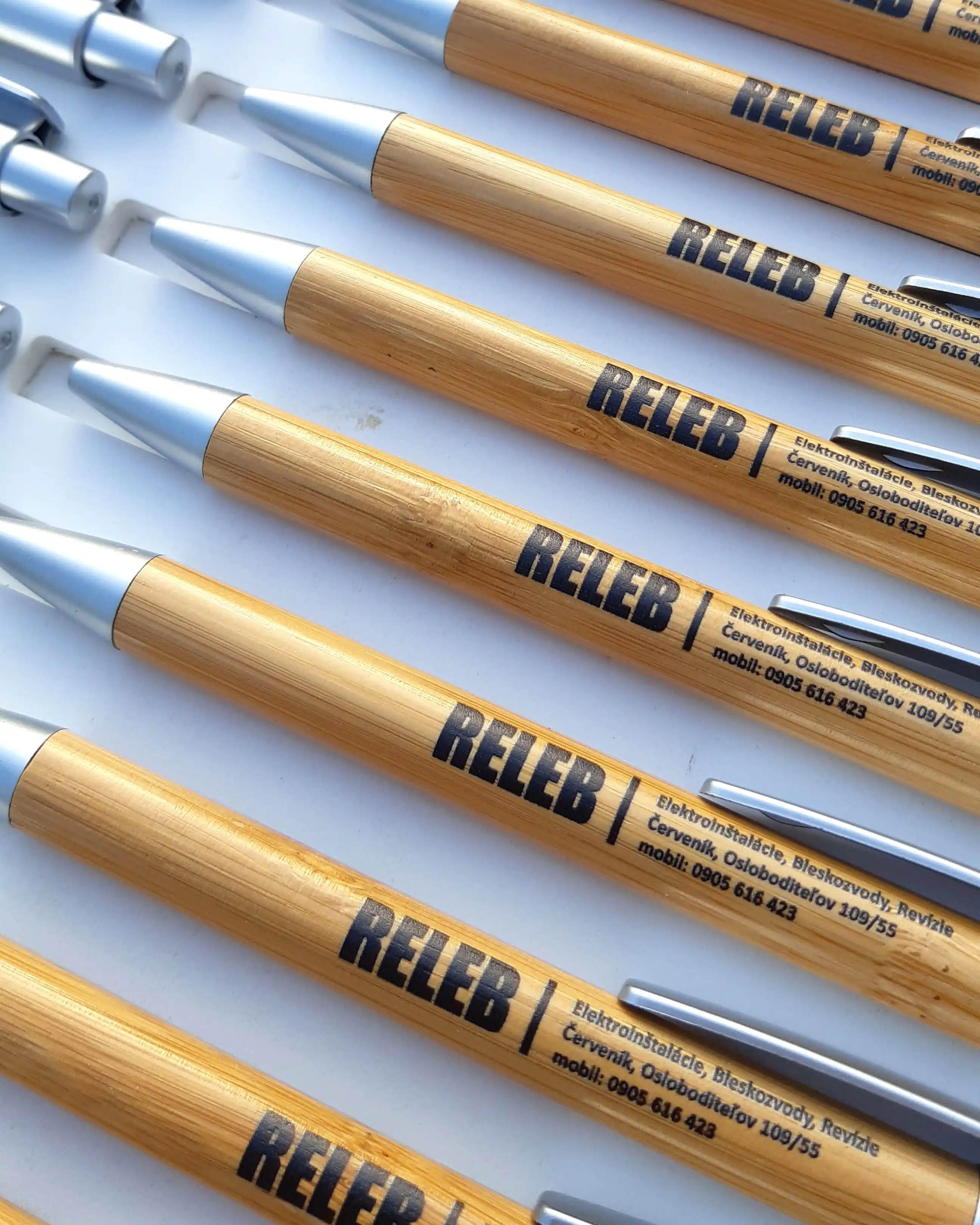 Drevené reklamné perá s potlačou - Wollion