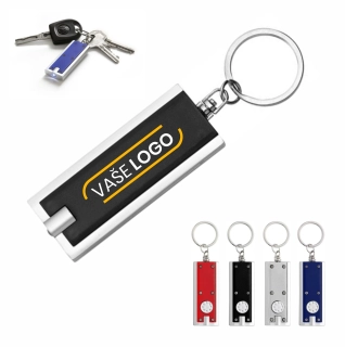 Reklamné kľúčenky s LED svetlom s potlačou - Leonard