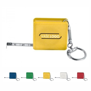 Reklamné mini zvinovacie metre s kľúčenkou s potlačou