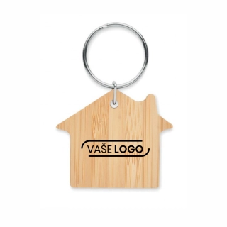 Reklamné kľúčenky v tvare domčeka s potlačou - Hojer