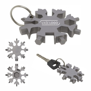 Reklamné multifunkčné kľúčenky s náradím s gravírovaním