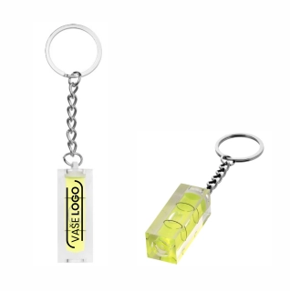 Reklamné kľúčenky s vodováhou s potlačou