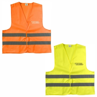Reklamné bezpečnostné vesty s potlačou loga