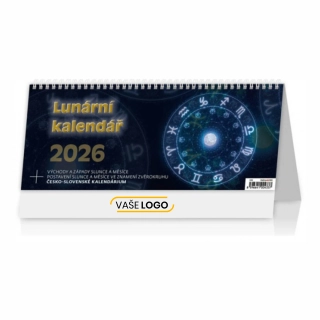 Reklamné stolové lunárne kalendáre 2026 s potlačou - Lunary