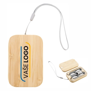 Sada USB nabíjacích káblov s logom - Cabsly