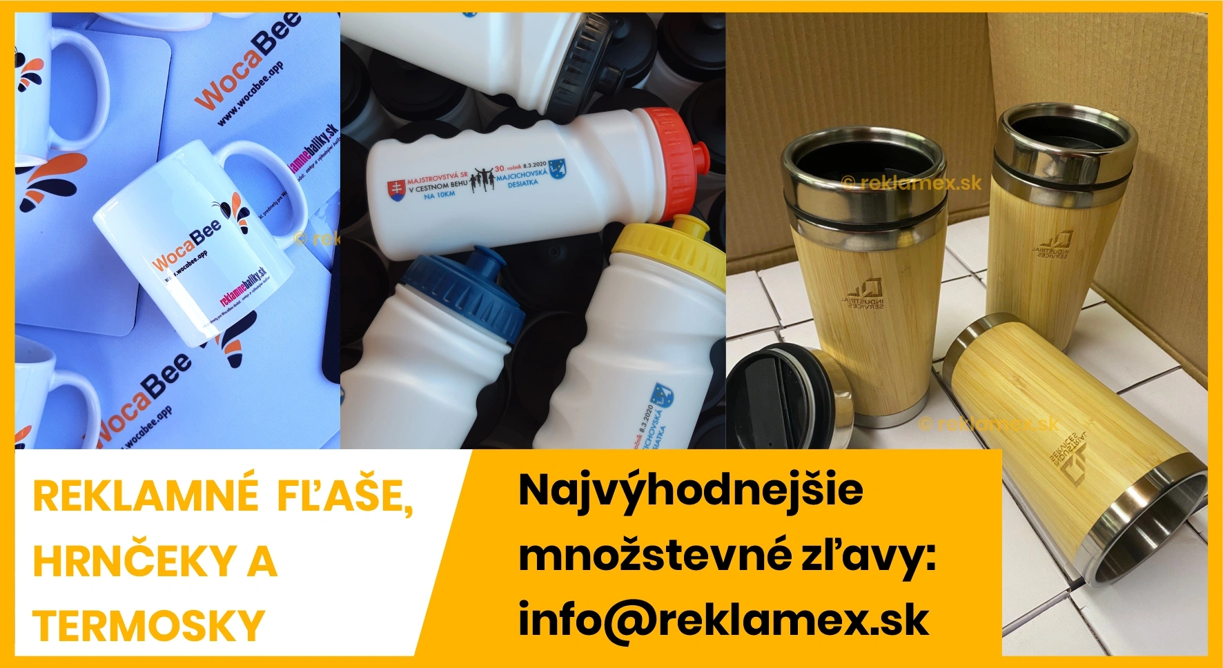 Reklamne flase s potlacou 