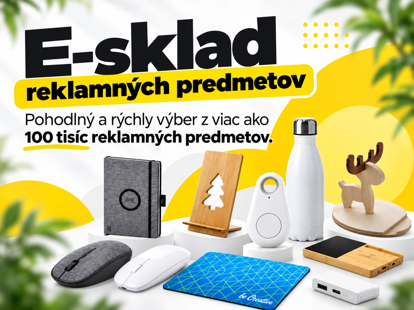 E-sklad s viac ako 100 tisíc reklamnými predmetmi.