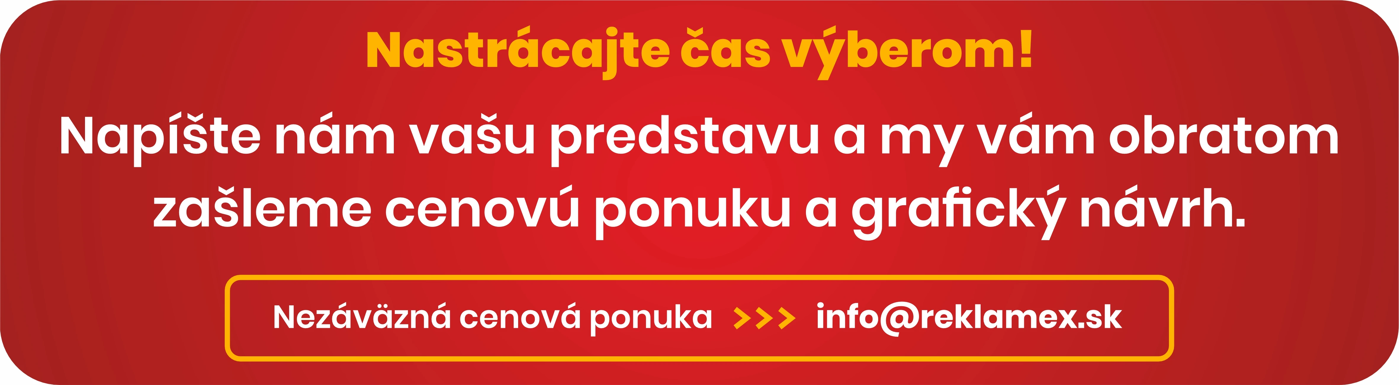 Reklamné predmety s potlačou - kontakt 